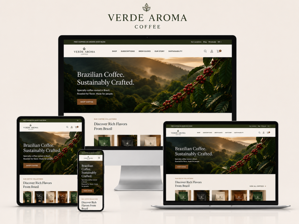 Brazil – Organic Coffee Brand - Cover